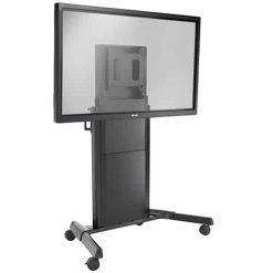 XPD1U floor stand with wheels for interactive panel