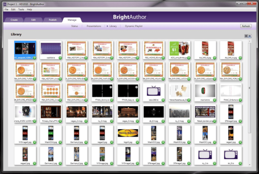 BrightAuthor | Free PC application that makes content creating, publishing and managing