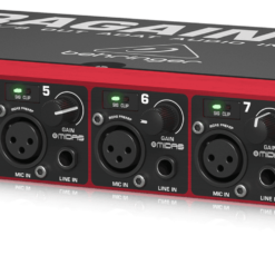 BEHRINGER ADA8200 | 8 In/8 Out ADAT Audio Interface with Midas Mic Preamplifiers