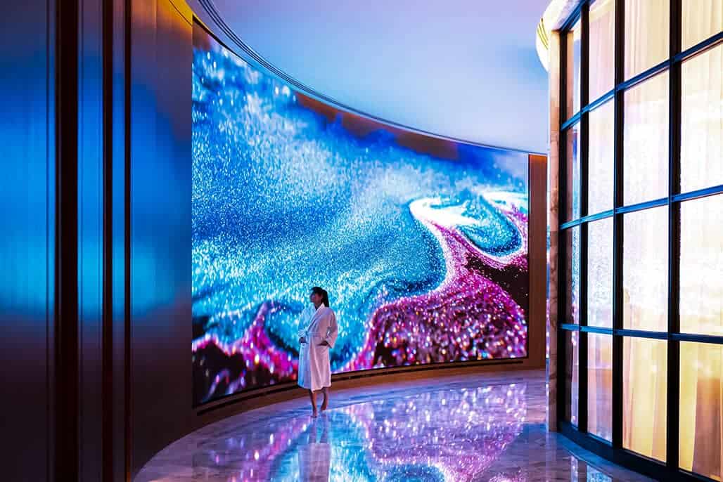 Samsung LED Screens in Atlantis The Royal