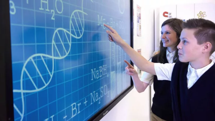 Interactive LCD screens for schools