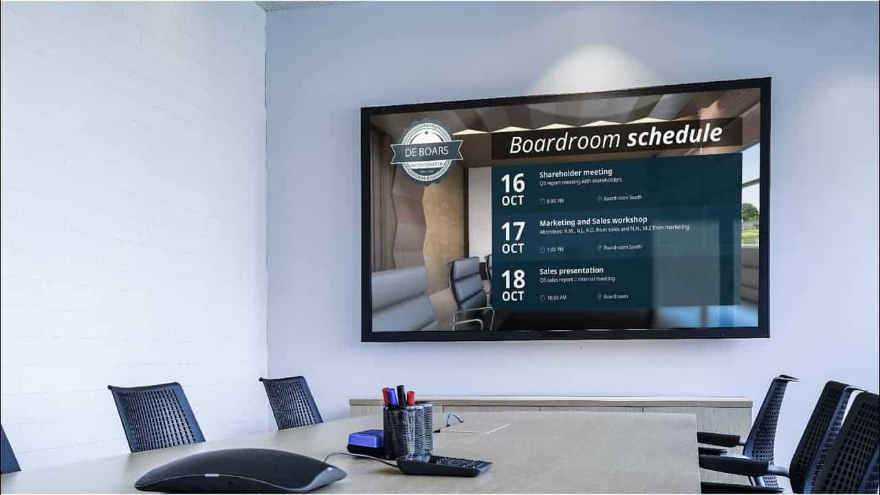 Digital Signage in the Meeting Room