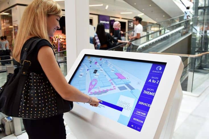 Interactive Shopping Mall Kiosk