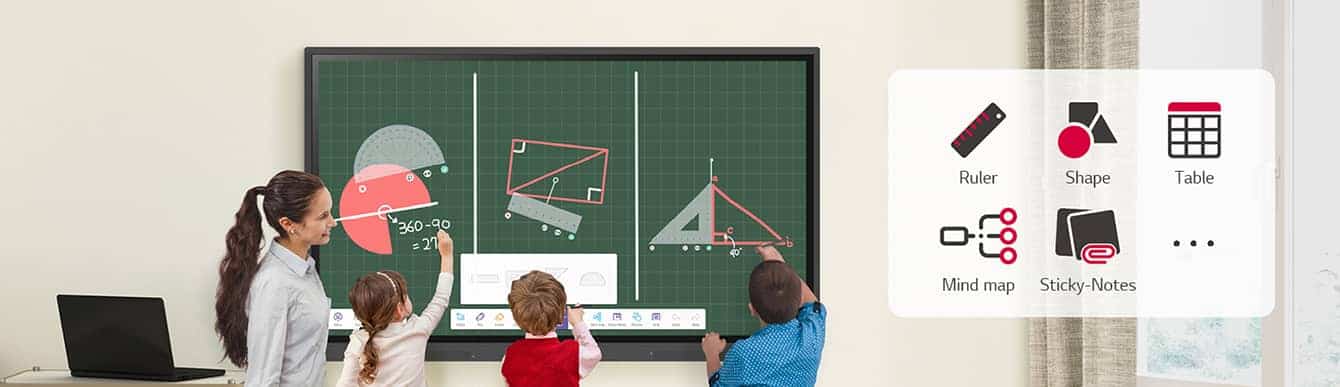 LG CreateBoard interactive digital whiteboard